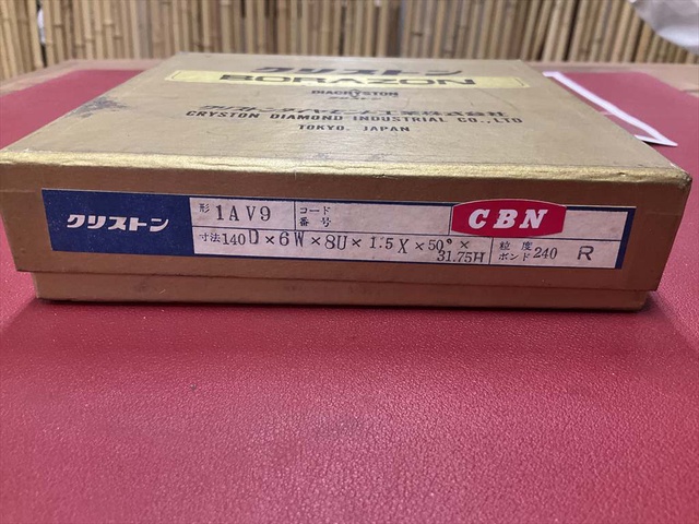 クリストンダイヤモンド工業 1AV9 未使用品 ボラゾンホイール