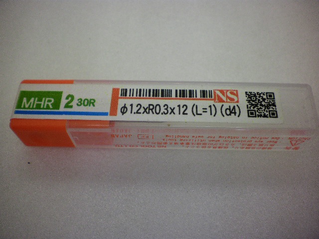 日進工具 NS MHR 2 30R φ1.2xR0.3x12 未使用品 ロングネック ラジアスエンドミル