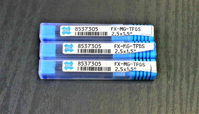 OSG 2.5×1.5° 3個 未使用 エンドミル