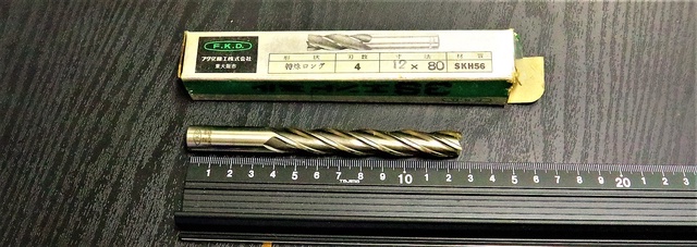 フクダ精工 FKD 12×80 4枚刃 未使用 エンドミル