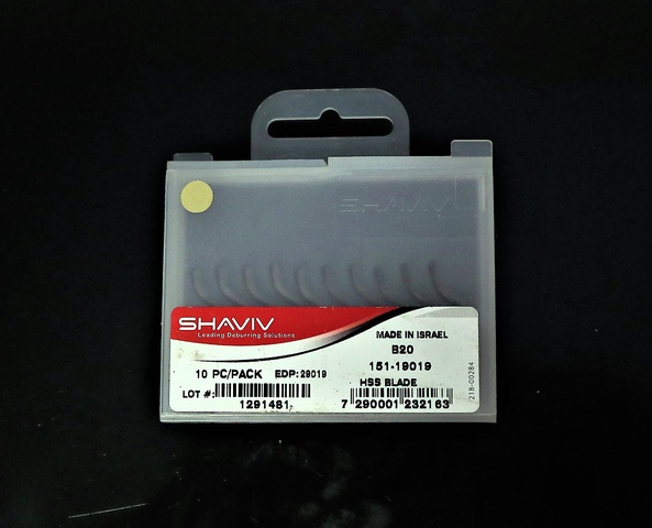 SHAVIV B20 151-19019 10個 未使用 面取りブレード