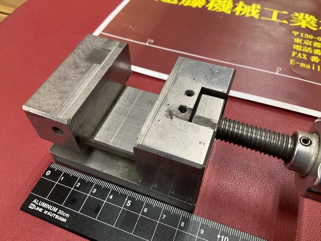  口金巾60mm 口金高さ25mm 口金開き30mm 精密バイス