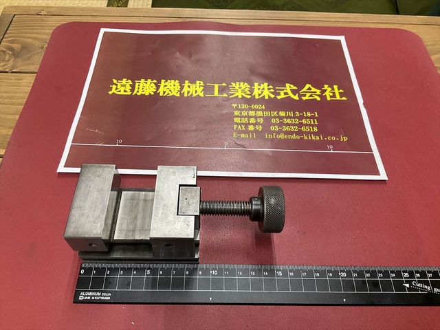  口金巾60mm 口金高さ25mm 口金開き30mm 精密バイス