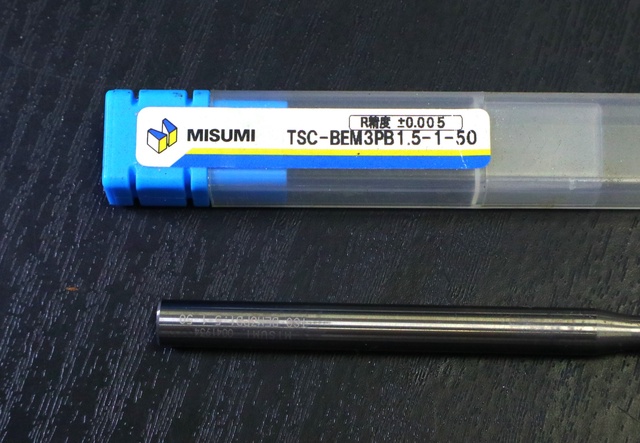 ミスミ TSC-BEM3PB 1.5-1-50 未使用 エンドミル