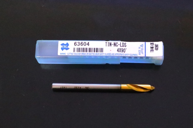 OSG TIN-NC-LDS 4×90 未使用 リーディングドリル