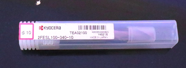 京セラ 2FESL100-340-10 φ10 未使用 エンドミル