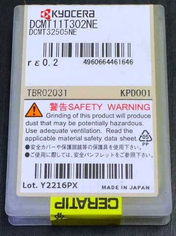 京セラ DCMT11T302NE 未使用 セラチップ