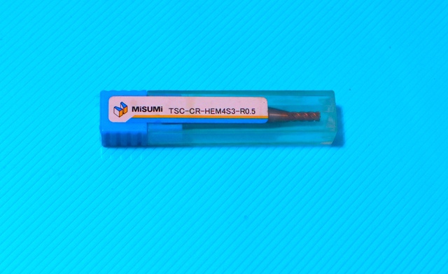 ミスミ TSC-CR-HEM4S3-R0.5 未使用 エンドミル