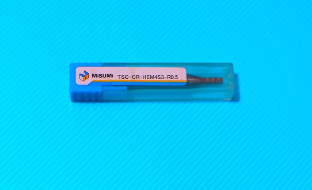 ミスミ TSC-CR-HEM4S3-R0.5 未使用 エンドミル