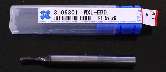 OSG WXL-EBD R1.5×8×6 未使用 エンドミル