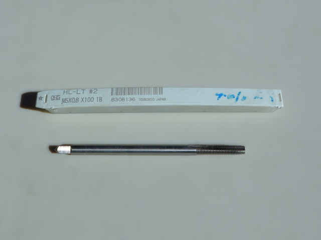 OSG HL-LT-2-1B-M5 X 0.8 X 100 ハンドタップ
