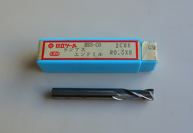日立ツール R0.5×8 エンドミル