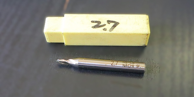 不二越 Nachi 2.7 エンドミル