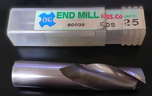 OSG EDS-25.0 ハイススクエアエンドミル