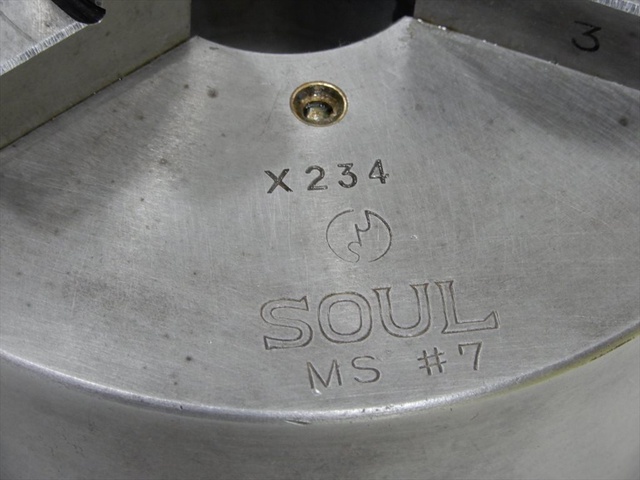 帝国チャック SOUL MS#7 7吋 3爪スクロールチャック