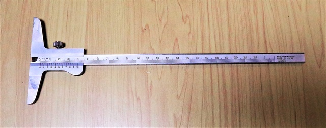 松井精密工業 220mm 0.05mm デプスゲージ
