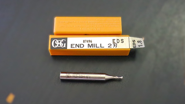 OSG　 EDS-1.8 ハイススクエアエンドミル