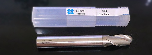 OSG EBD R10X20 ハイスボールエンドミル