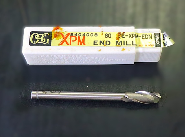 OSG DE-XPM-EDN-8 X 80 ハイススクエアエンドミル