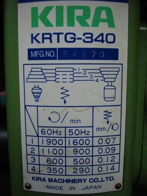 キラコーポレーション KRTG-340 タッピングボール盤