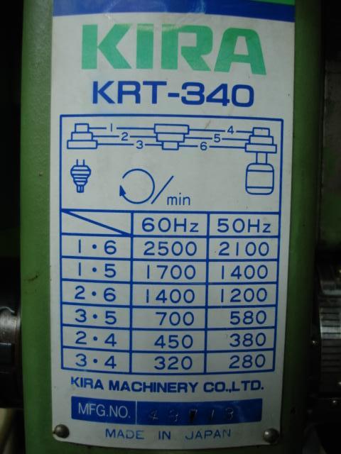 キラコーポレーション KRT-340 タッピングボール盤