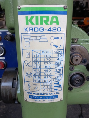 キラコーポレーション KRDG-420 自動送り付ボール盤