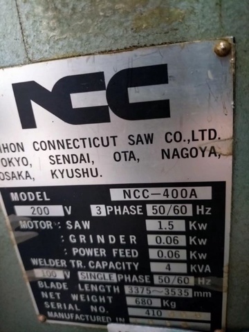 ニコテック NCC400A コンターマシン