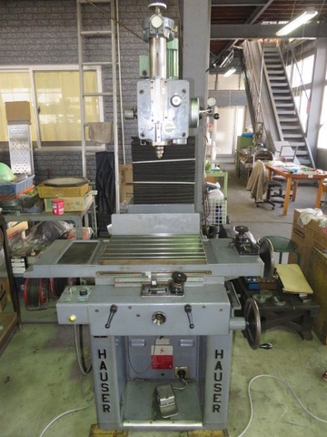 HAUSER 2BA 小型精密フライス盤