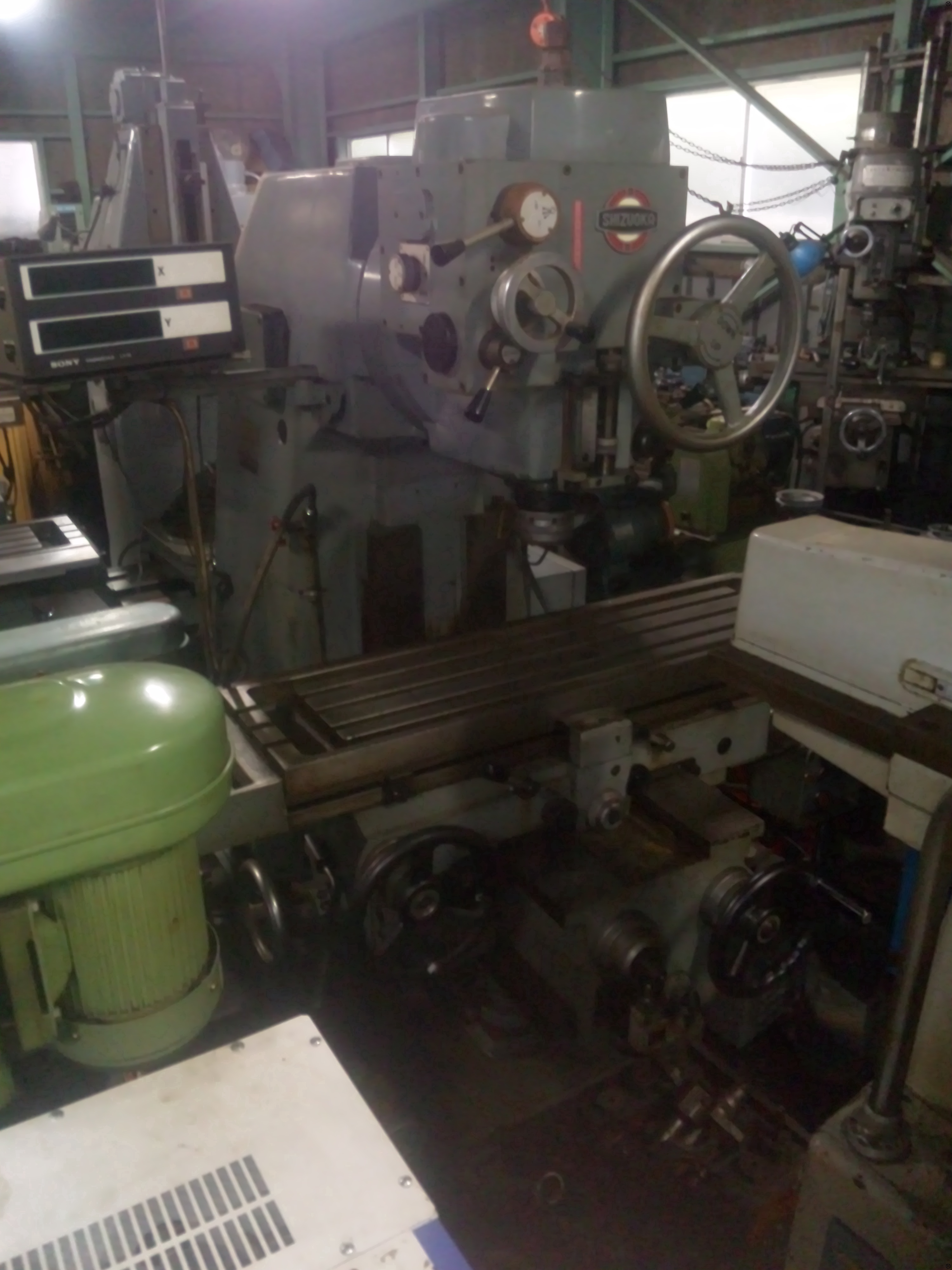 静岡鐵工所 SV-F ヒザ型立フライス