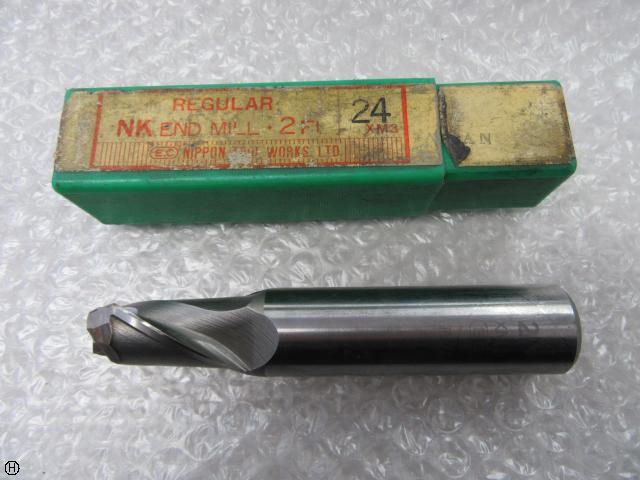 日本工具製作所 φ24 XM3 E.C NKエンドミル 2枚刃レギュラー