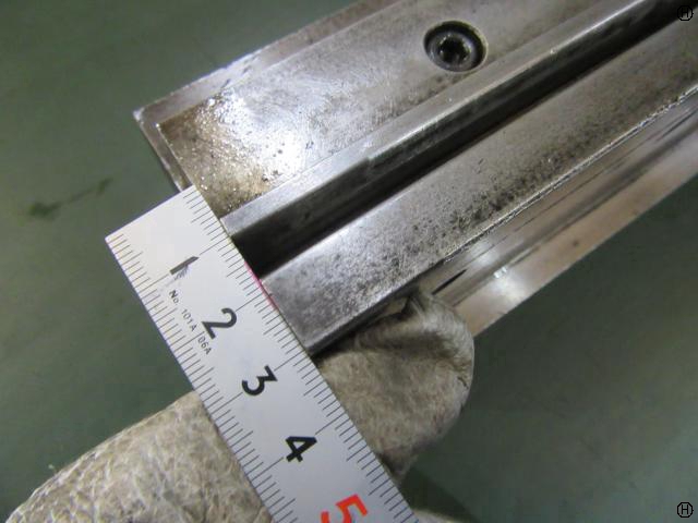  V8mm 全長415mm ベンダー金型(ヘミング下型)