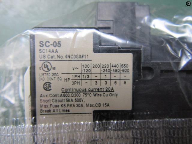 富士電機 SC-05 標準形電磁接触器
