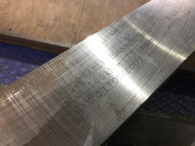 アマダ 30247 88° V10/6mm ベンダー金型(2Vダイ)