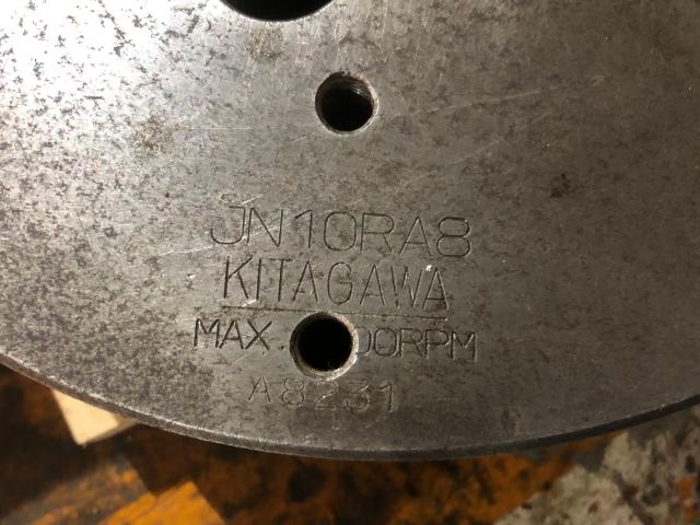 北川鉄工所 JN10RA8 3爪チャック