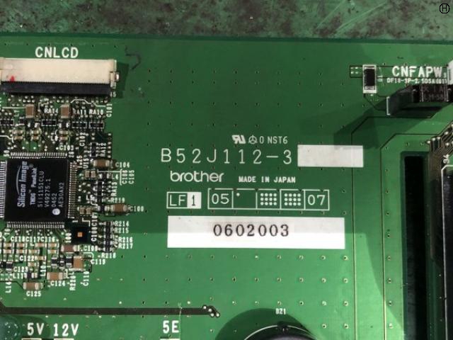 ブラザー工業 B52J112-3 基板