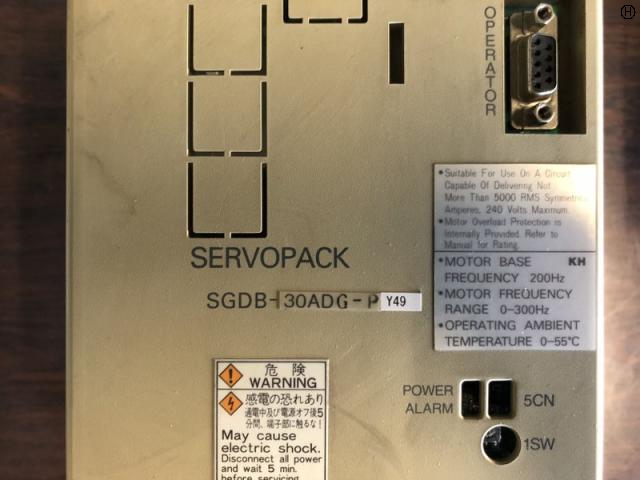 安川電機 SGDB-30ADG-PY49 サーボパック