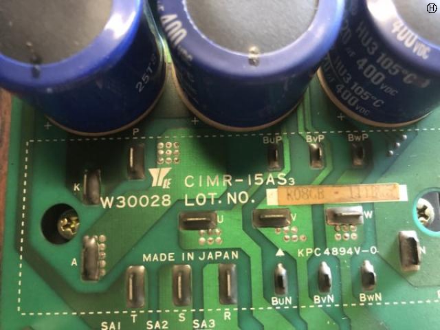 安川電機 CIMR-15AS3 W30028 基板