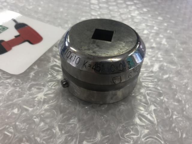 コニック 10x10 タレパン金型(ダイ)