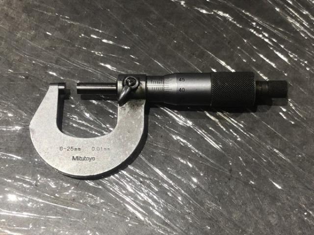 ミツトヨ 0～25mm 外側マイクロメーター