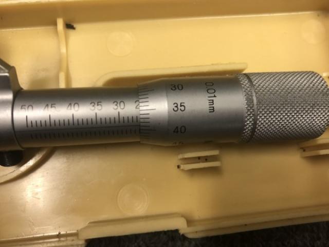 ミツトヨ 25-50mm キャリパー形内側マイクロメーター