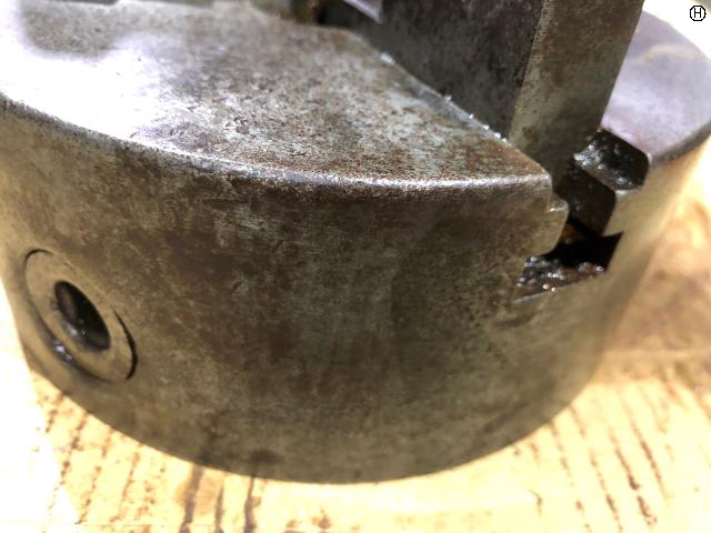 不明 φ160mm 3爪スクロールチャック