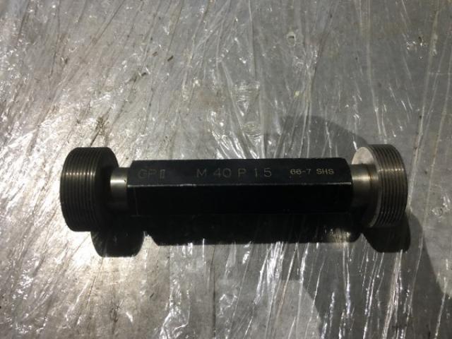 測範社 SHS GPⅡM40 P1.5 ねじプラグゲージ