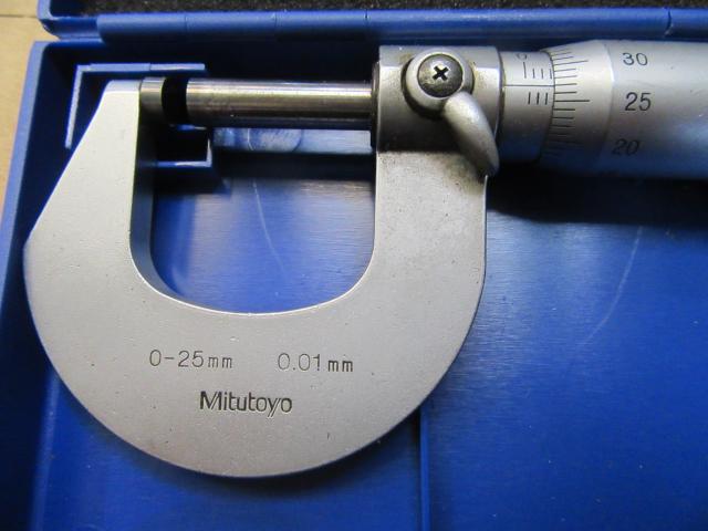 ミツトヨ 0-25(0.01mm) 外側マイクロメーター