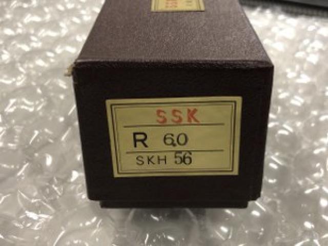 三晃精密工具 SSK R6.0 SKH56シリーズ 柄付外丸フライス