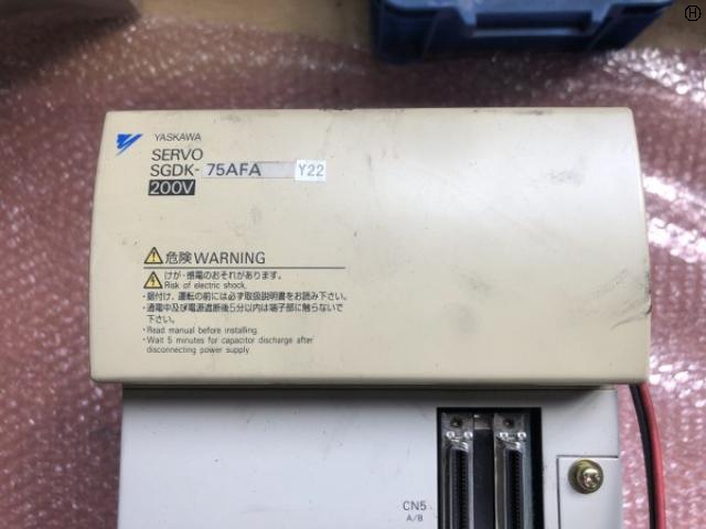安川電機 SERVO-SGDK-75FA-Y22 ACサーボモーター