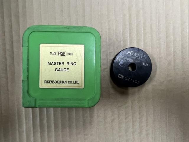 理研測範 RSK φ6.085 セットリング(マスターリングゲージ)