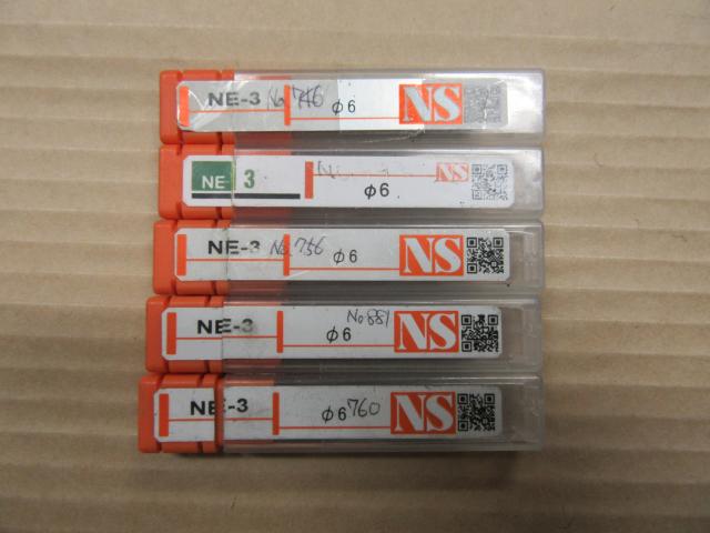 日進工具 NS NE-3 φ6(5本) パワーソリッドエンドミルセット