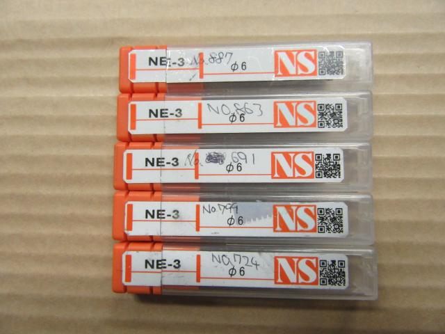 日進工具 NS NE3(φ6) パワーソリッドエンドミル