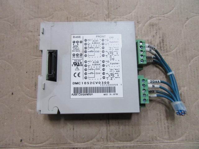 アズビル DMC 10S2CV0300 モジュール形調節計