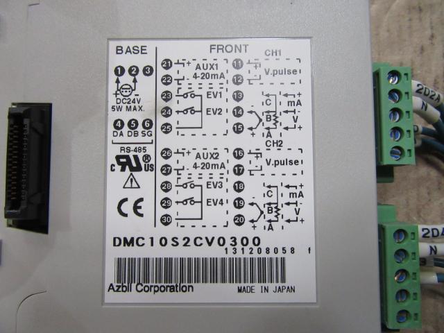 アズビル DMC 10S2CV0300 モジュール形調節計